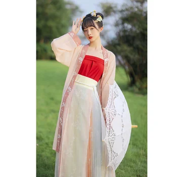 Sieviešu Ķīniešu Tradicionālā Valsts Hanfu Tautas Pasaku Deju Tērpu Apģērbu Dāma Austrumu Dziesmu Dynasty Dienas Cosplay Apģērbi