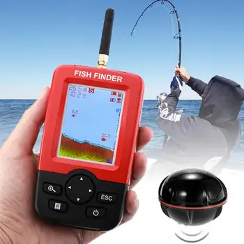 Ezera dziļūdens Zveju, Smart Portatīvo Fish Finder Dziļums Signalizācijas Bezvadu Sonar Sensors Zvejas vilinājums Stabilāku Zvejas Finder Ezers Makšķerēšana